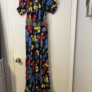 RIXO Floral Multi-Color Women's Dress NWT